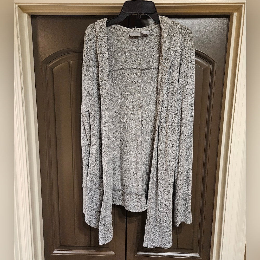 Kenar Hooded Lightweight Cardigan, Gray - Small